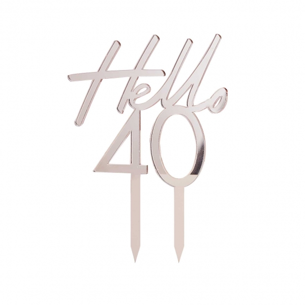 Torten Topper - Hello 40